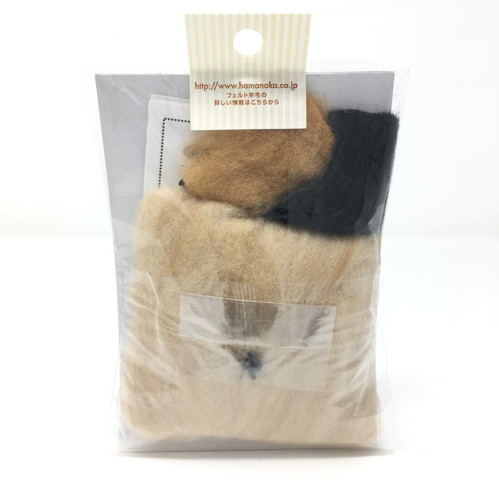 Hamanaka Needle Felting Kit - Miniature Dachshund (English)