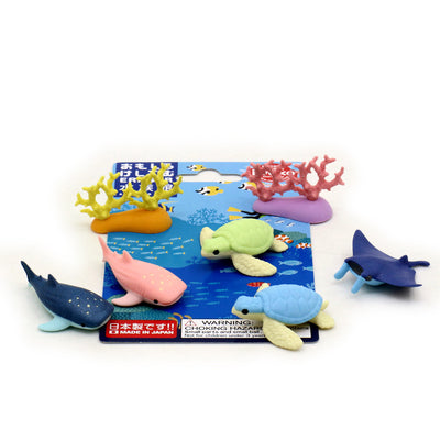 Iwako Puzzle Erasers - Aquarium (Made in Japan)