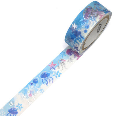 Kamiiso SAIEN Washi Tape - Jellyfish (Made in Japan)