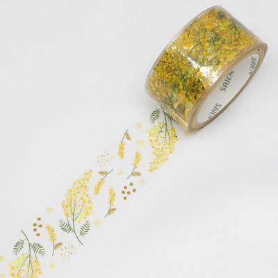 Kamiiso SAIEN Clear Masking Tape - Mimosa (Made in Japan)