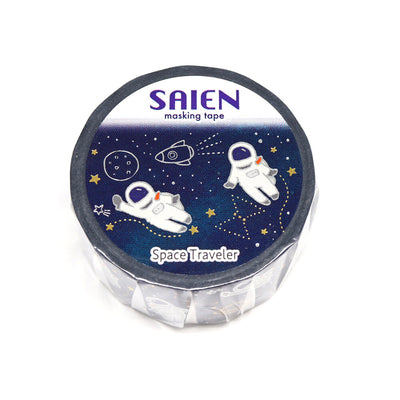 Kamiiso SAIEN Washi Tape - Astronaut (Made in Japan)