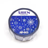 *Limited Edition Design* Kamiiso SAIEN Washi Tape - Winter Starlight (Made in Japan)