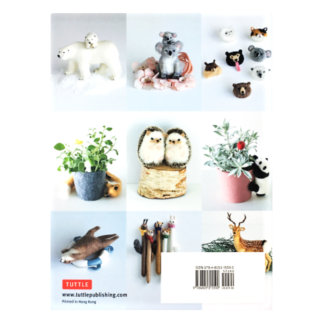 Lovable Felted Animals Book by Yuko Sakuda (English)