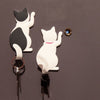 Japan Magnet Hook - Black and White Cat