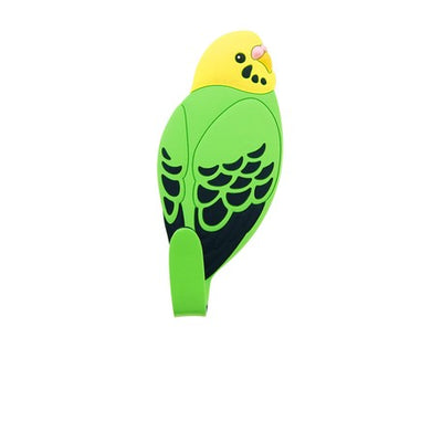 Japan Magnet Hook - Green Parakeet