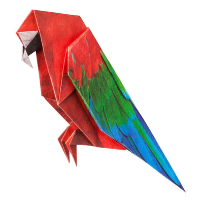Marumo Origami Kit - Turaco, Blue Macaw, Red Macaw