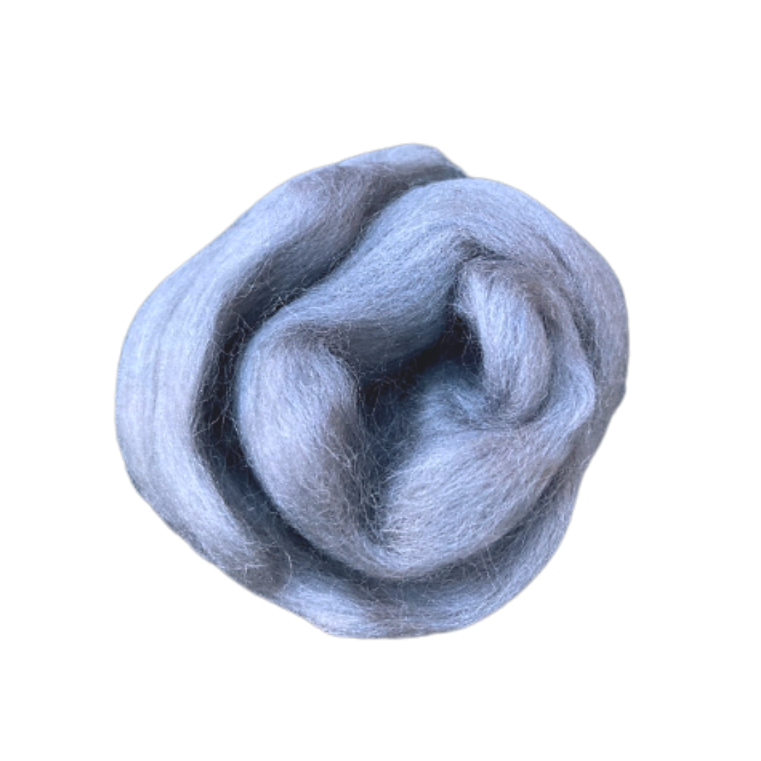 Needle Felting Wool Tops - Dark Grey M035