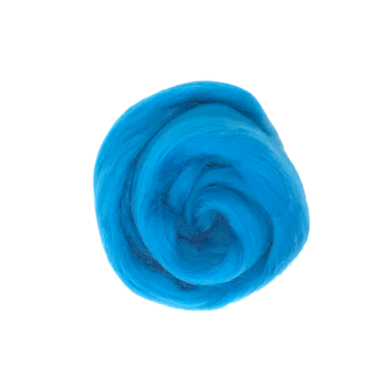 Needle Felting Wool Tops - Azure M018
