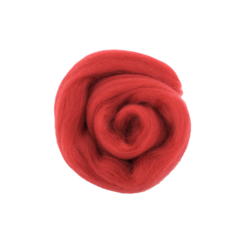 Needle Felting Wool Tops - Fuchsia M022