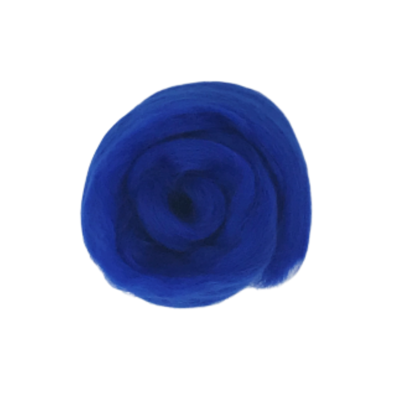 Needle Felting Wool Tops - Midnight Blue M019