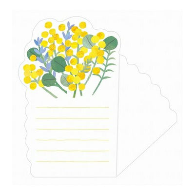 Furukawa Paper Works - Flower Bouquet Gift Card Series - Mimosa