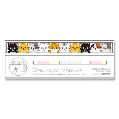 Mind Wave - One Point Marker - Cat Faces