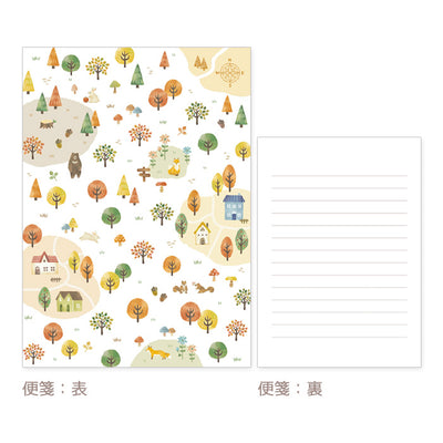 Mind Wave - Letter Writing Set - Forest in Autumn