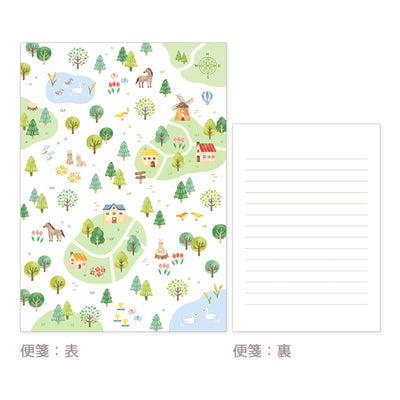 Mind Wave - Letter Writing Set - Forest in Spring