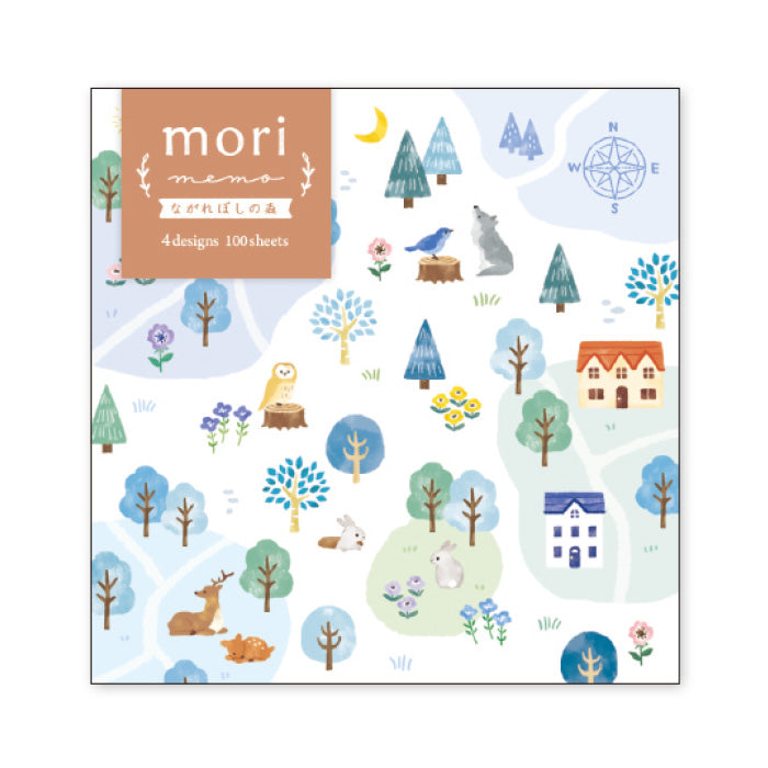 Mind Wave - Memo Pad - Forest in Winter