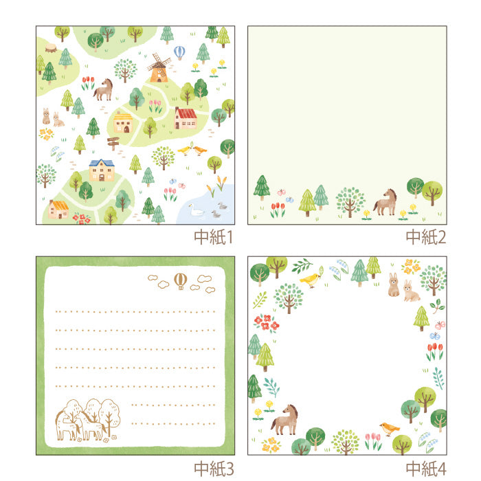 Mind Wave - Memo Pad - Forest in Spring