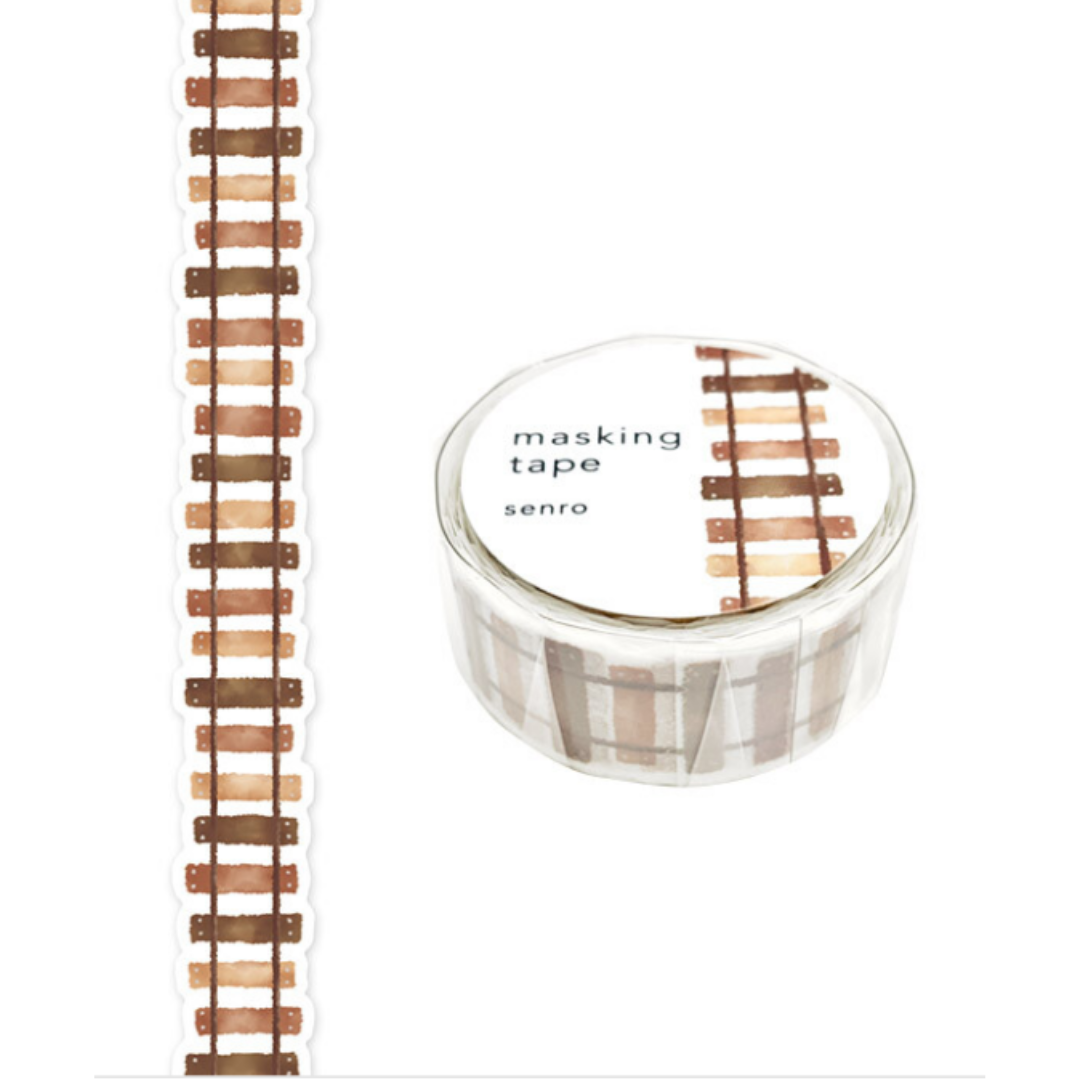 Mind Wave Washi Tape - "Senro" - Railroad