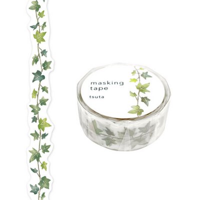 Mind Wave Washi Tape - "Tsuta" - Ivy