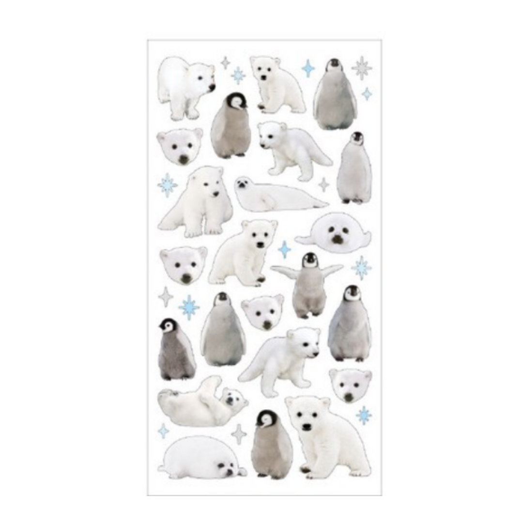 Mind Wave - Sticker Pack - Penguins & Polar Bears