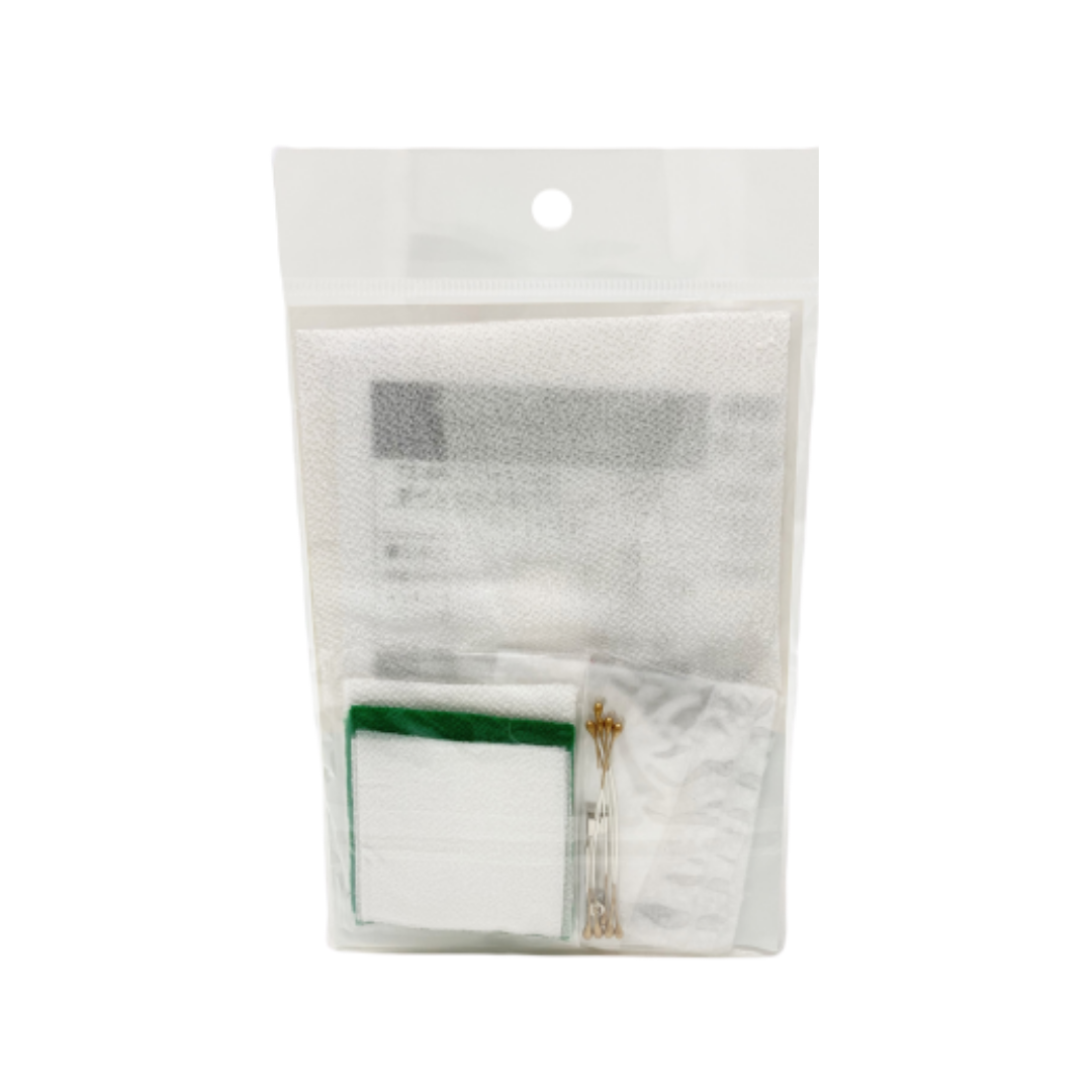 Olympus Tsumami Zaiku Flower Brooch Craft Kit  - White Poinsettia