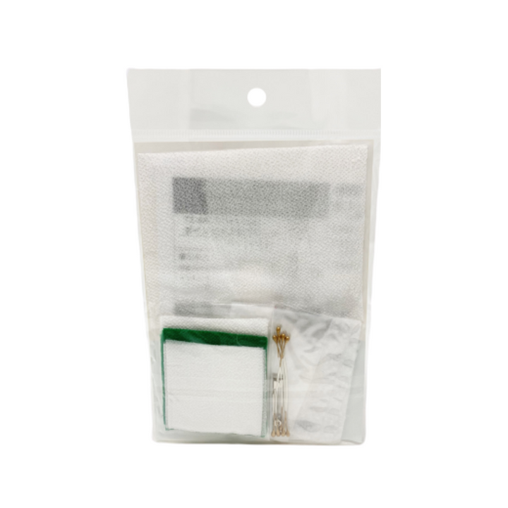 Olympus Tsumami Zaiku Flower Brooch Craft Kit  - White Poinsettia