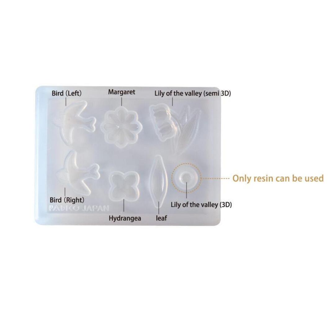 Padico Silicone Mold - Flower Cabochon