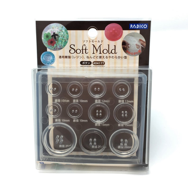 Padico Resin Soft Mold - Buttons