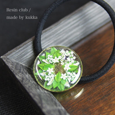 Resin Club Stickers - Green Leaves - Made in Japan