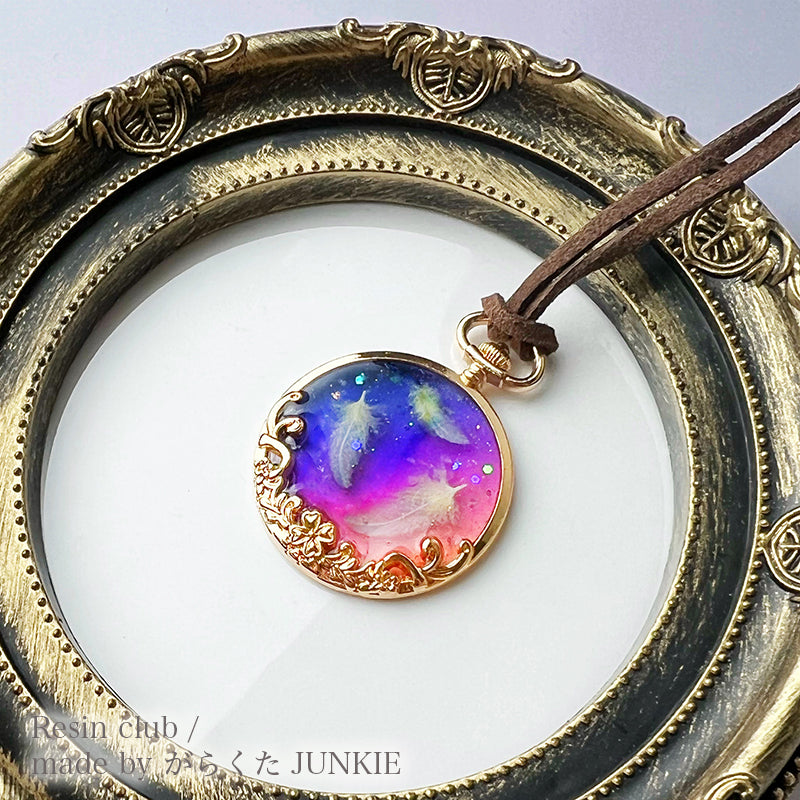 Resin Club Stickers - Neon Feathers - Made in Japan