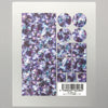 Resin Club Stickers - Purple Stone - Made in Japan