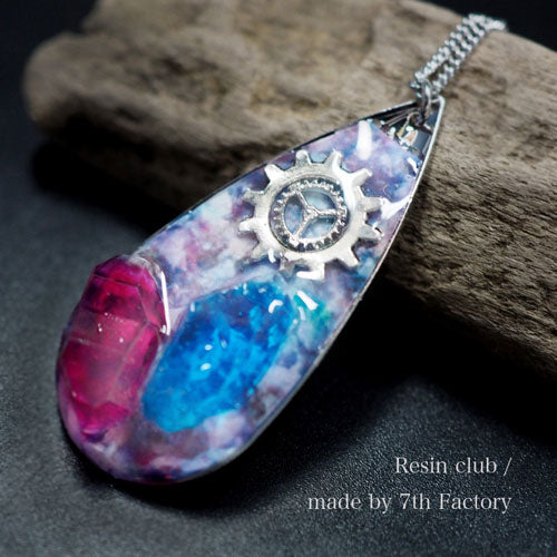 Resin Club Stickers - Purple Stone - Made in Japan