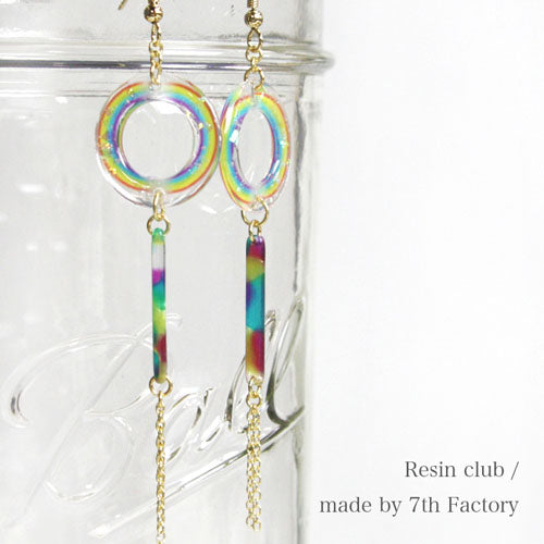 Resin Club Stickers - Rainbow - Made in Japan