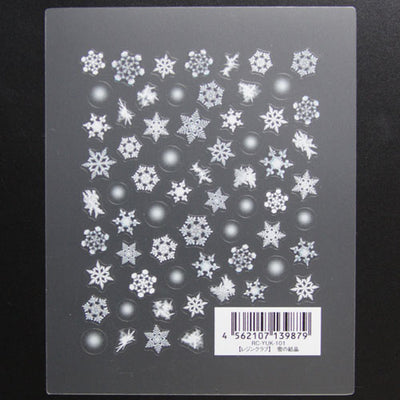 Resin Club Stickers - Snowflakes - Made in Japan