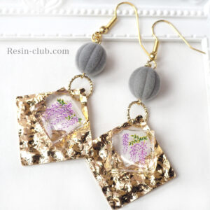 Resin Club Stickers - Wisteria - Made in Japan