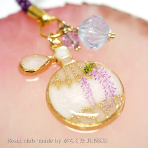 Resin Club Stickers - Wisteria - Made in Japan