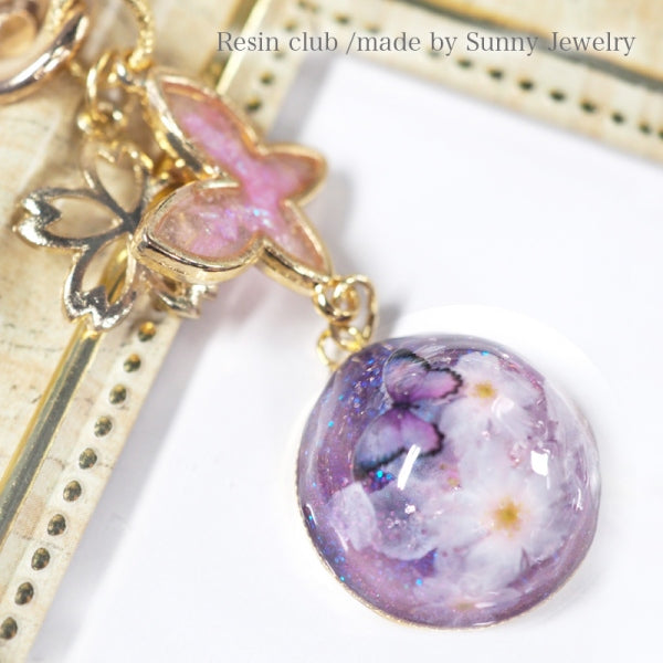Resin Club Stickers - Yoshino Sakura Blossom - Made in Japan
