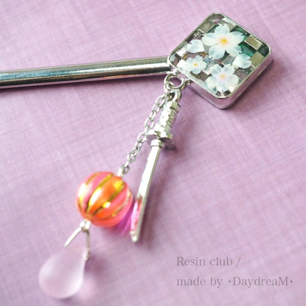 Resin Club Stickers - Yoshino Sakura Blossom - Made in Japan