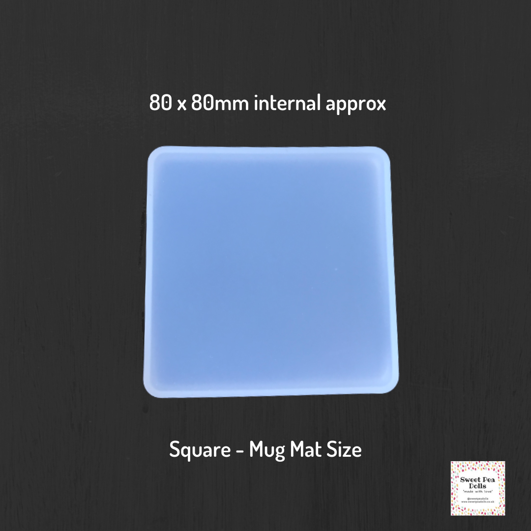Resin Silicone Soft Mold - Large Square