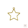 Resin Open Back Bezel - Golden Star