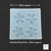 Resin Silicone Soft Mold - Flowers