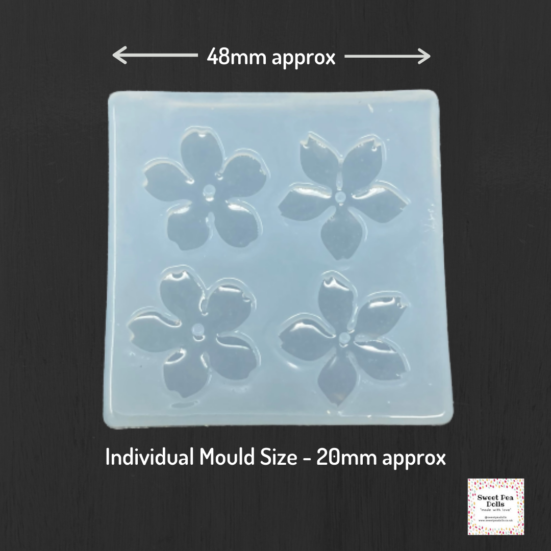 Resin Silicone Soft Mold - Flowers