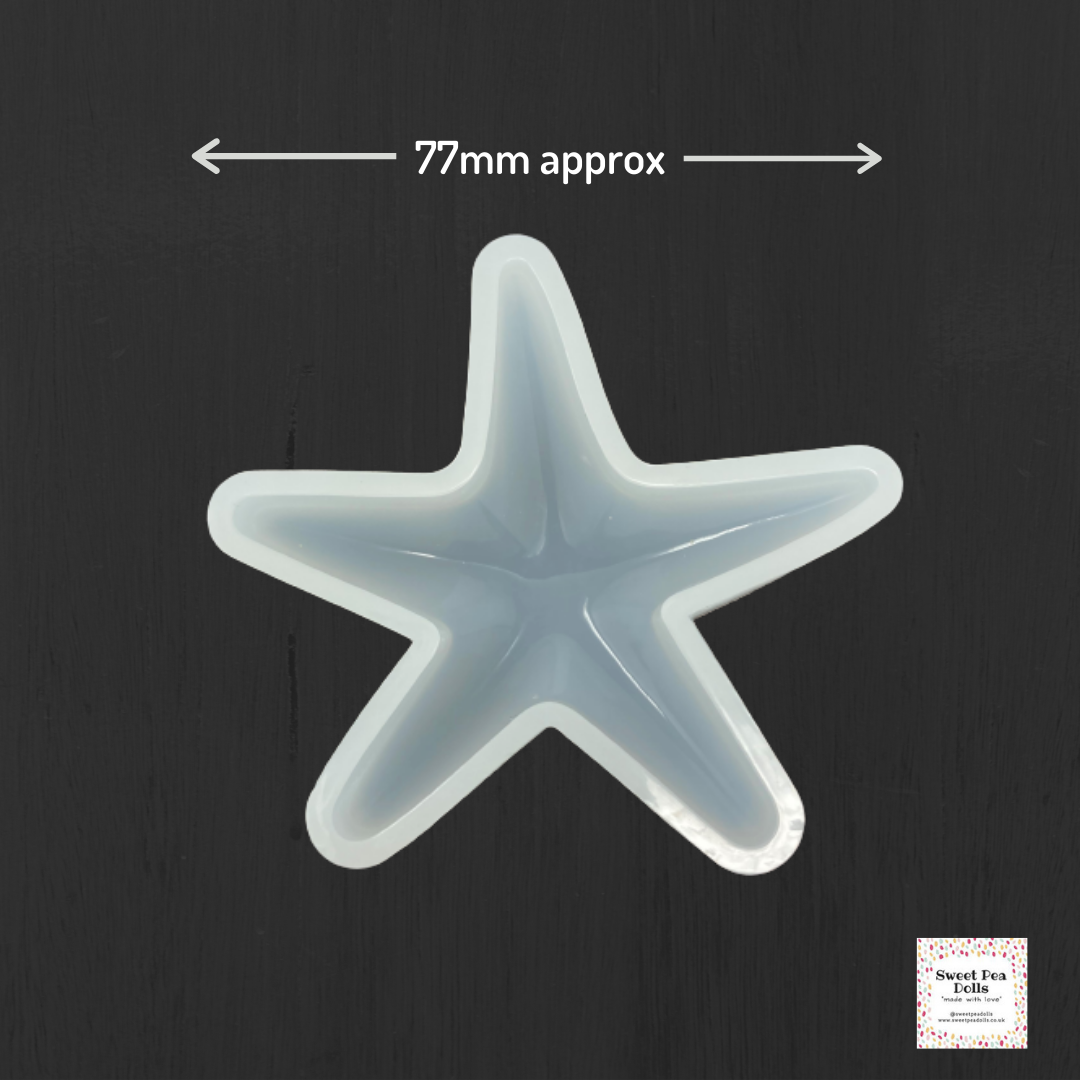 Resin Silicone Soft Mold - Starfish - Large