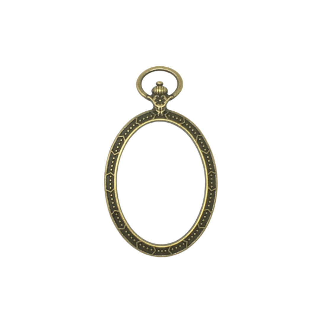 Resin Open Back Bezel - Oval Frame - Choose from 3 Colours