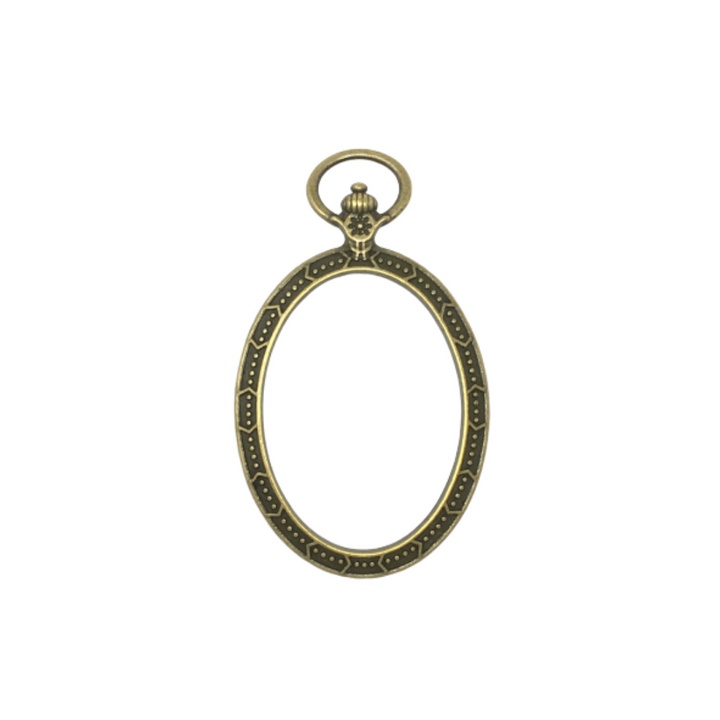 Resin Open Back Bezel - Oval Frame - Choose from 3 Colours