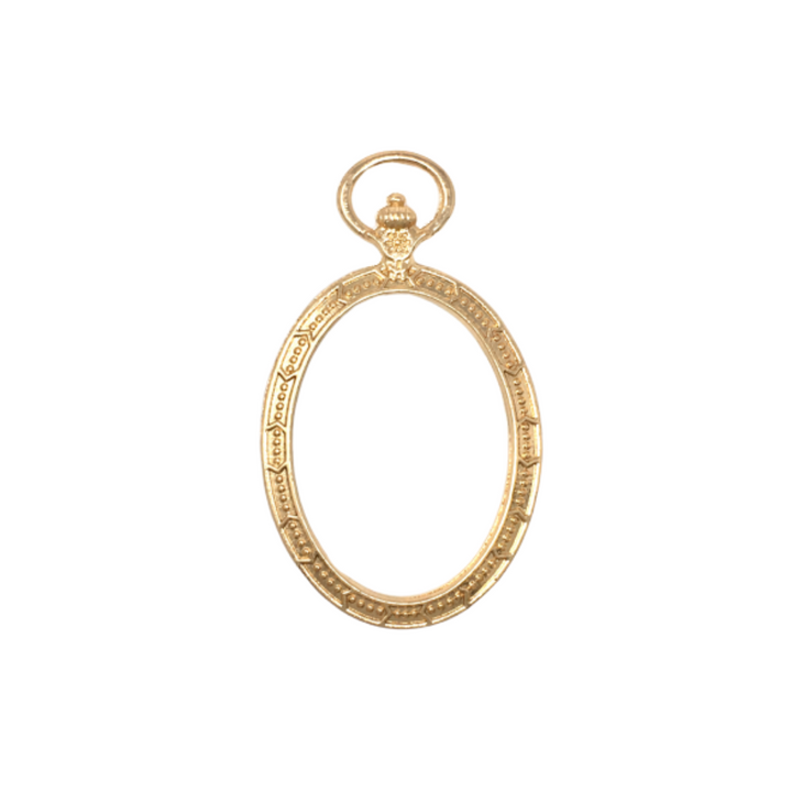 Resin Open Back Bezel - Oval Frame - Choose from 3 Colours