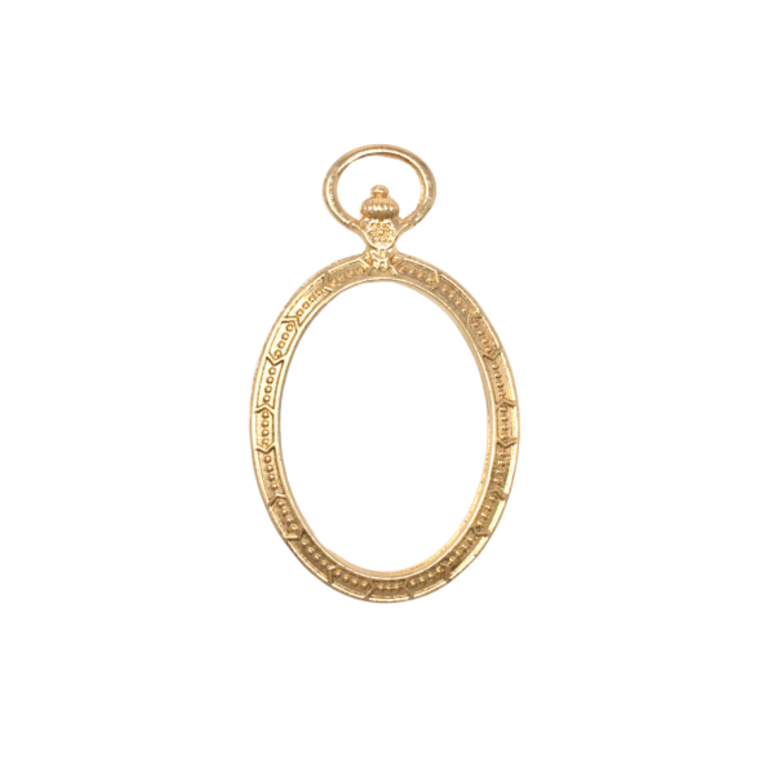 Resin Open Back Bezel - Oval Frame - Choose from 3 Colours