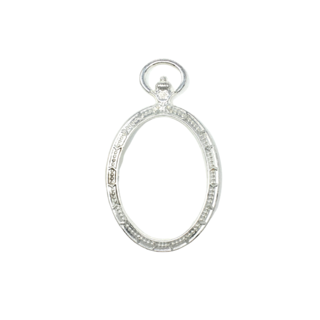 Resin Open Back Bezel - Oval Frame - Choose from 3 Colours