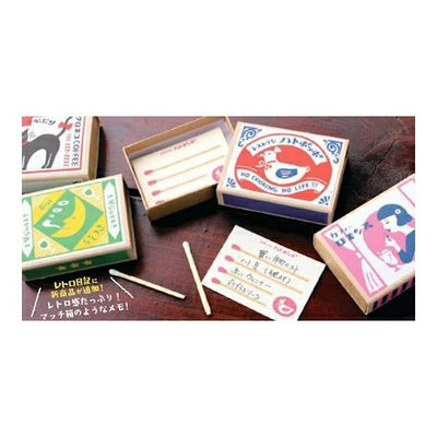 Furukawa Paper Works - Retro Match Box Note Paper - Penguin