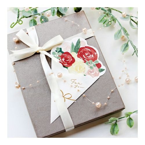 Furukawa Paper Works - Flower Bouquet Gift Card Series - Rose
