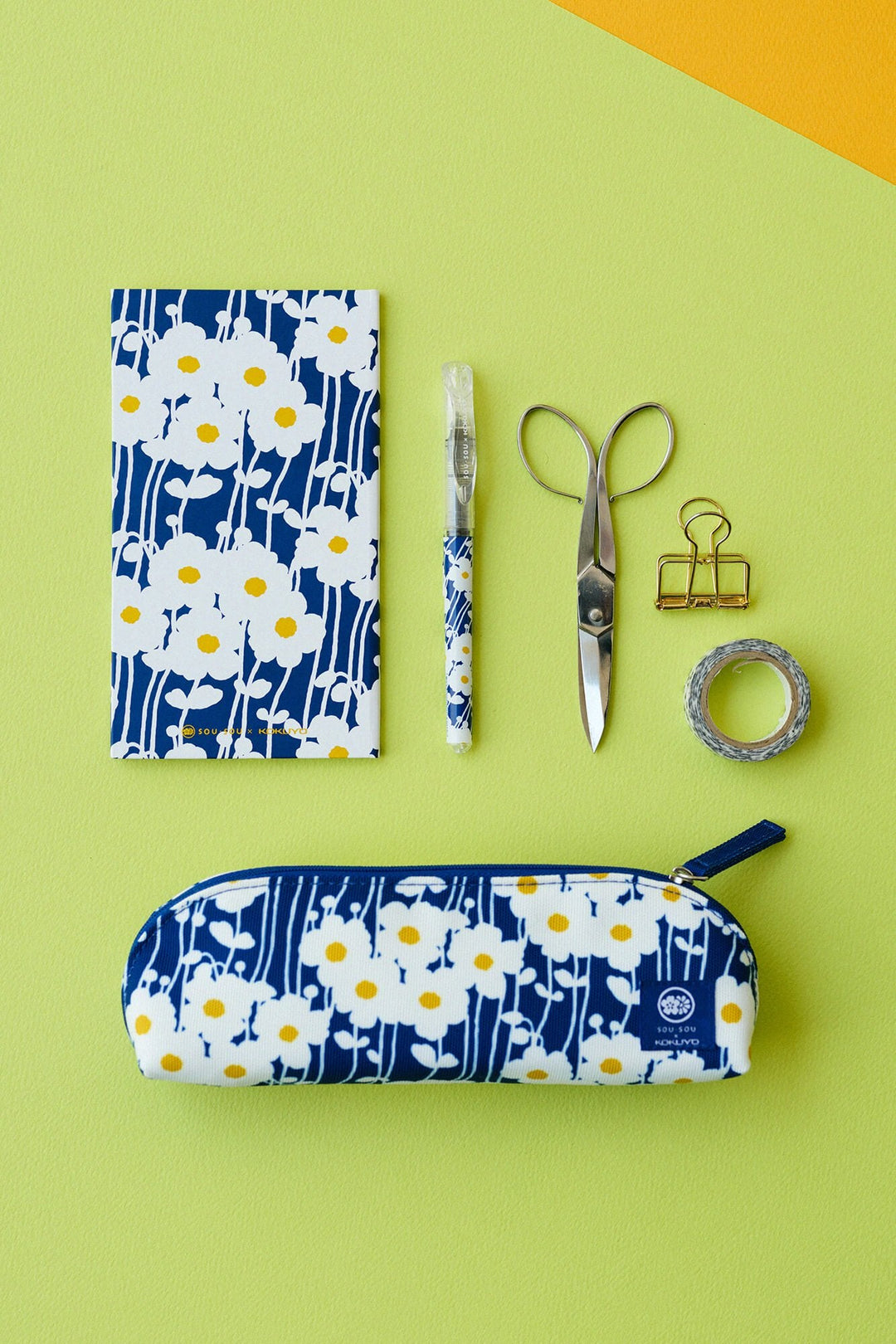 SOU.SOU x Kokuyo Notebook - "Basking in the Sun" Floral Print